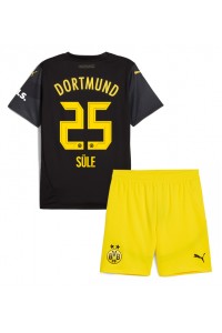 Borussia Dortmund Niklas Sule #25 Babyklær Borte Fotballdrakt til barn 2024-25 Korte ermer (+ Korte bukser)